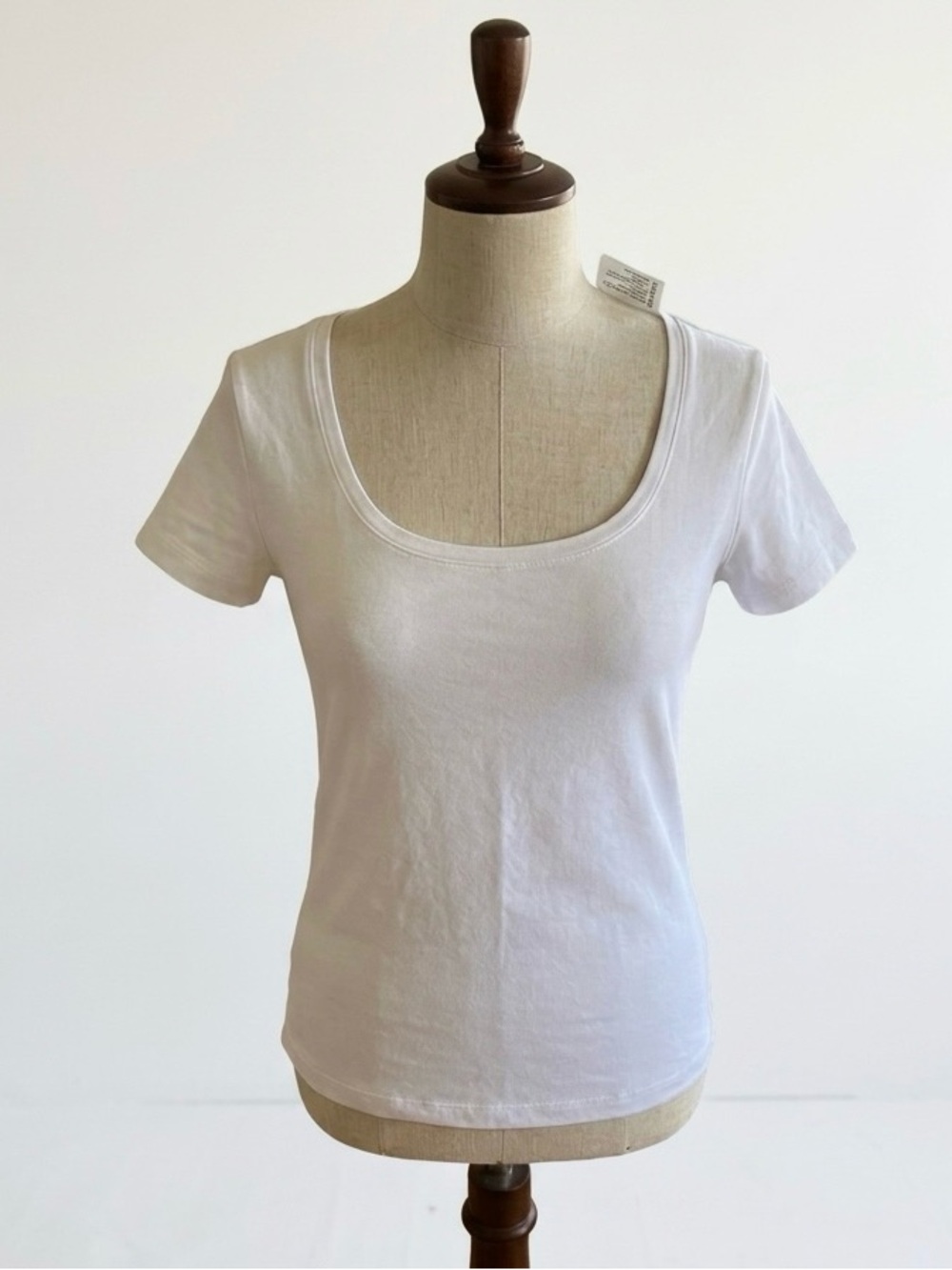 Yogalicious Airlite Pure Love Short Sleeve Scoop Neck Top White Size S